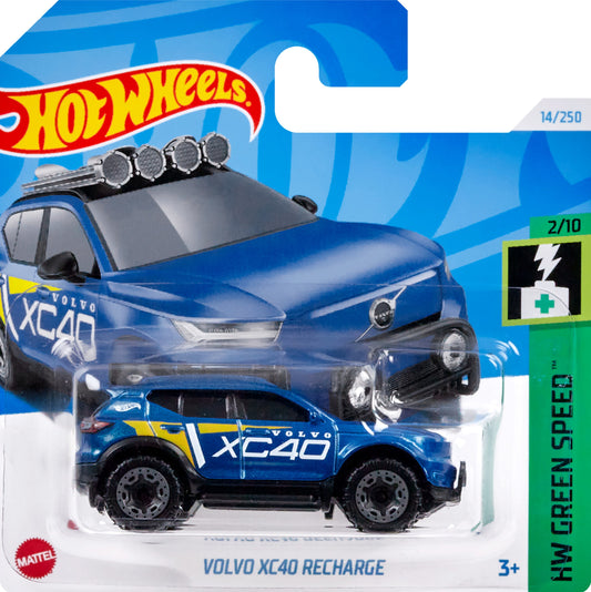 2024 HOT WHEELS Volvo XC40 Recharge 14/250 HW Green Speed 2/10 1:64 - HTB79