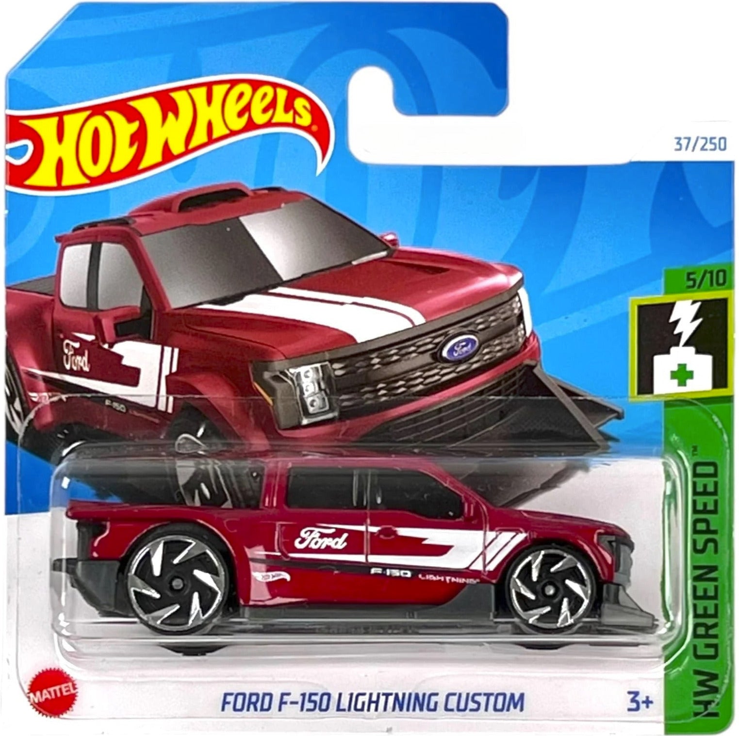 2024 Hot Wheels Ford F 150 Lightning Custom 37 250 HW Green Spee CX Models