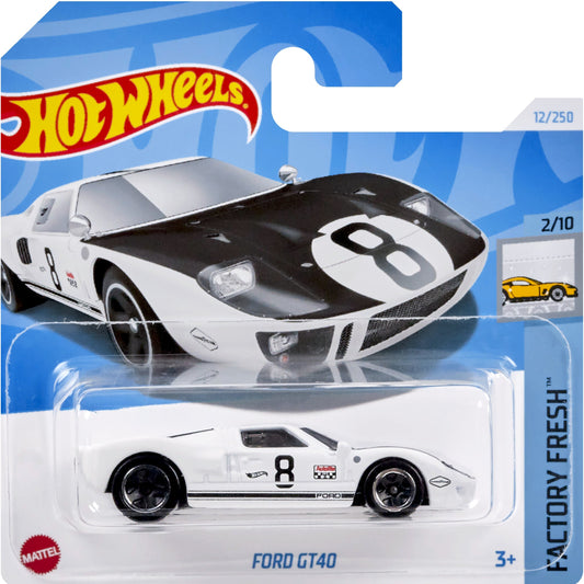 2024 HOT WHEELS - Ford GT40 - 12/250 - Factory Fresh - 2/10 1:64 - HTC51