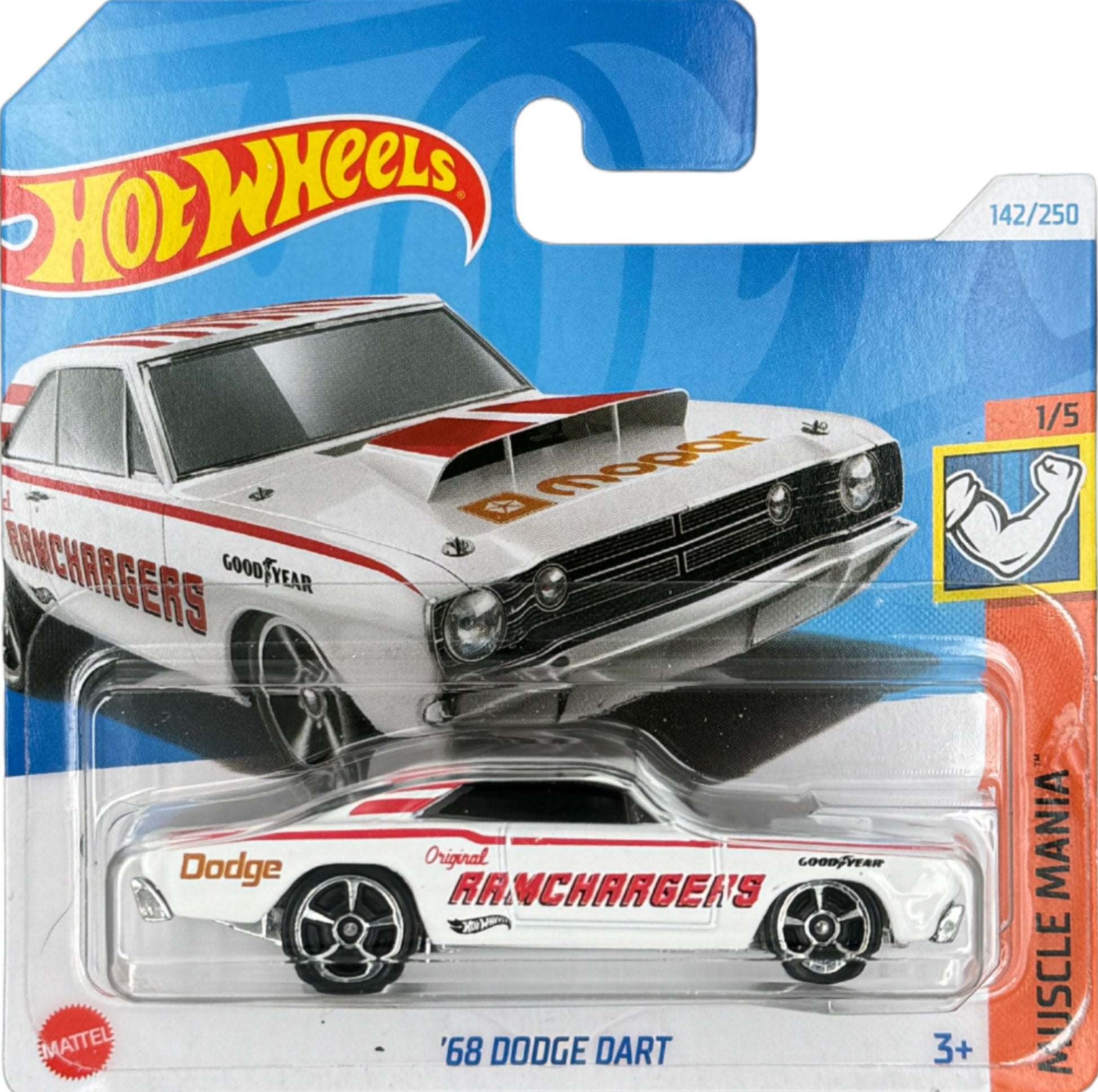 2024 HOT WHEELS - '68 Dodge Dart - 142/250 - Muscle Mania - 1/5 1:64 - HTC57