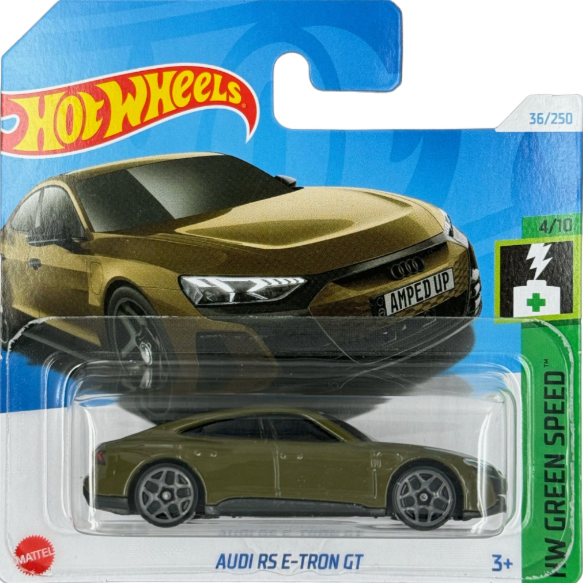 2024 Hot Wheels - Audi RS e-Tron GT - 36/250 - HW Green Speed - 4/10 1:64 - HTD38