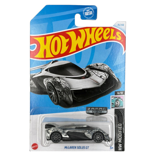 2024 HOT WHEELS McLaren Solus GT ZAMAC No. 004 1:64 - HTF47