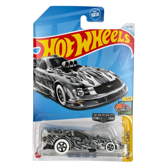 2024 HOT WHEELS Mustang Funny Car ZAMAC No. 006 1:64 - HTF49