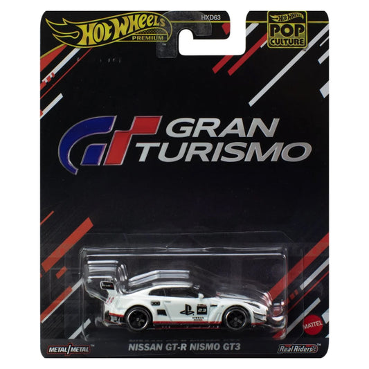 2024 HOT WHEELS Premium Pop Culture Nissan GT-R NISMO GT3 Gran Turismo 1:64 - HVJ34