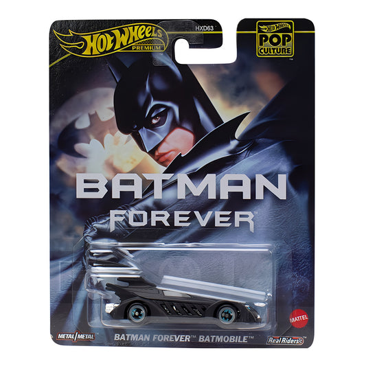 2024 HOT WHEELS Premium Pop Culture Batman Forever Batmobile - Batman Forever 1:64 - HVJ39