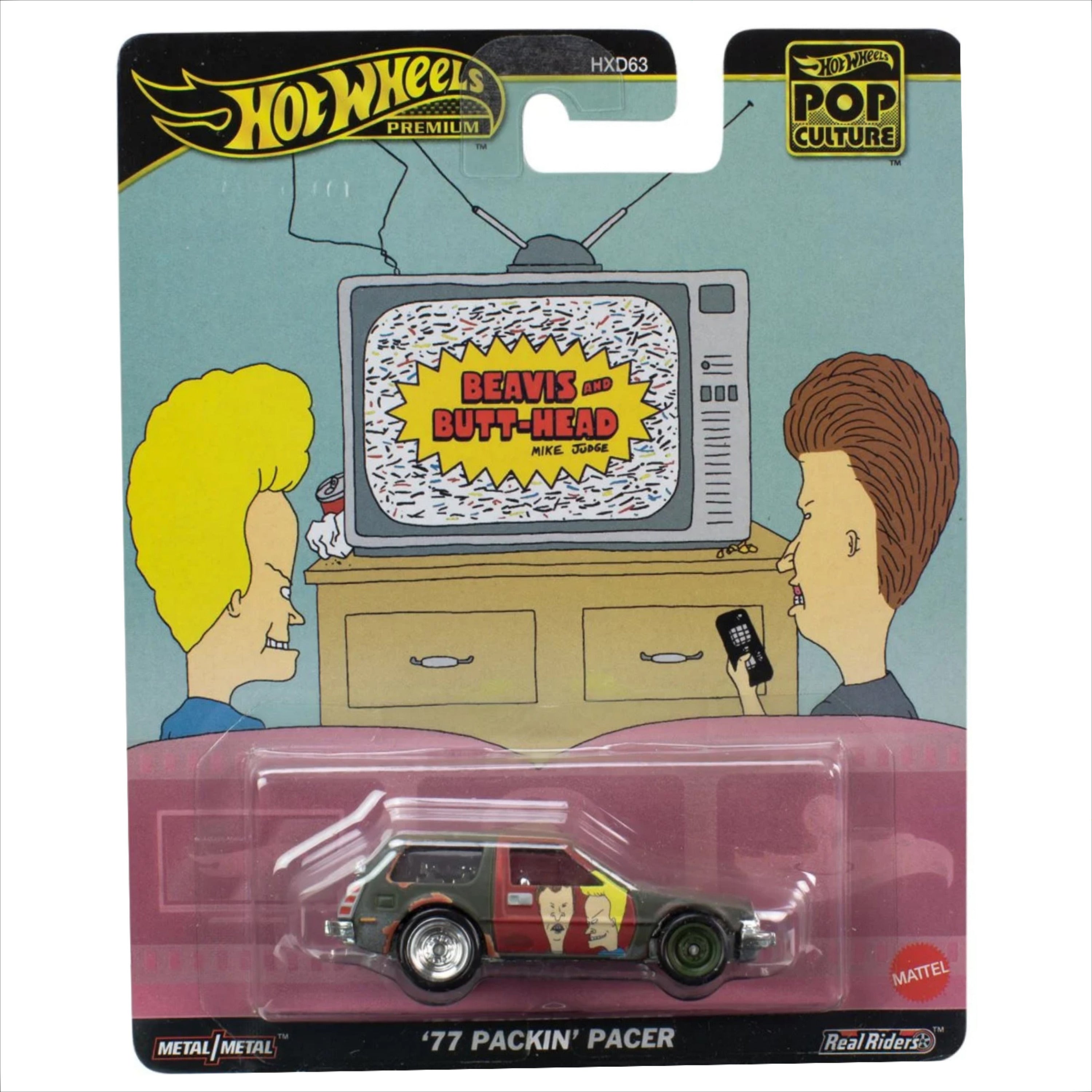 2024 HOT WHEELS Premium Pop Culture 77 Packin Pacer Beavis and Butt Head 1 64 HVJ43