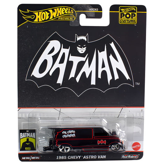 2024 HOT WHEELS Premium Pop Culture 1985 Chevy Astro Van - Batman 1:64 - HVJ48