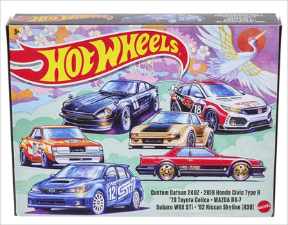 HOT WHEELS Japanese Car Culture 6-Car Multipack 1:64 - HLK49