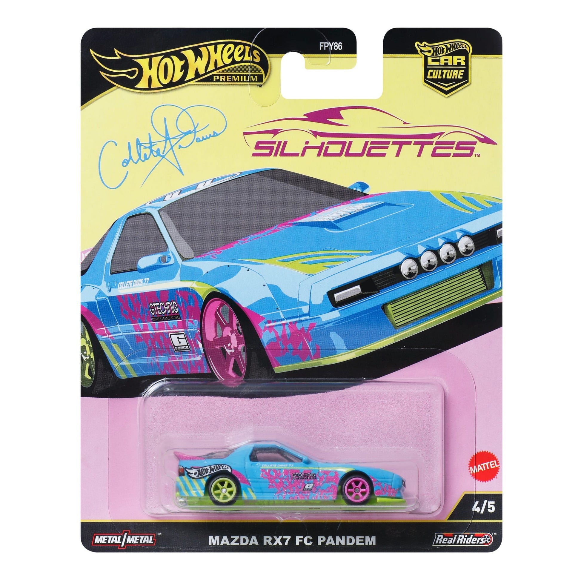 HOT WHEELS Premium Car Culture Mazda RX7 FC Pandem - Silhouettes 4/5 1:64 - JBK60