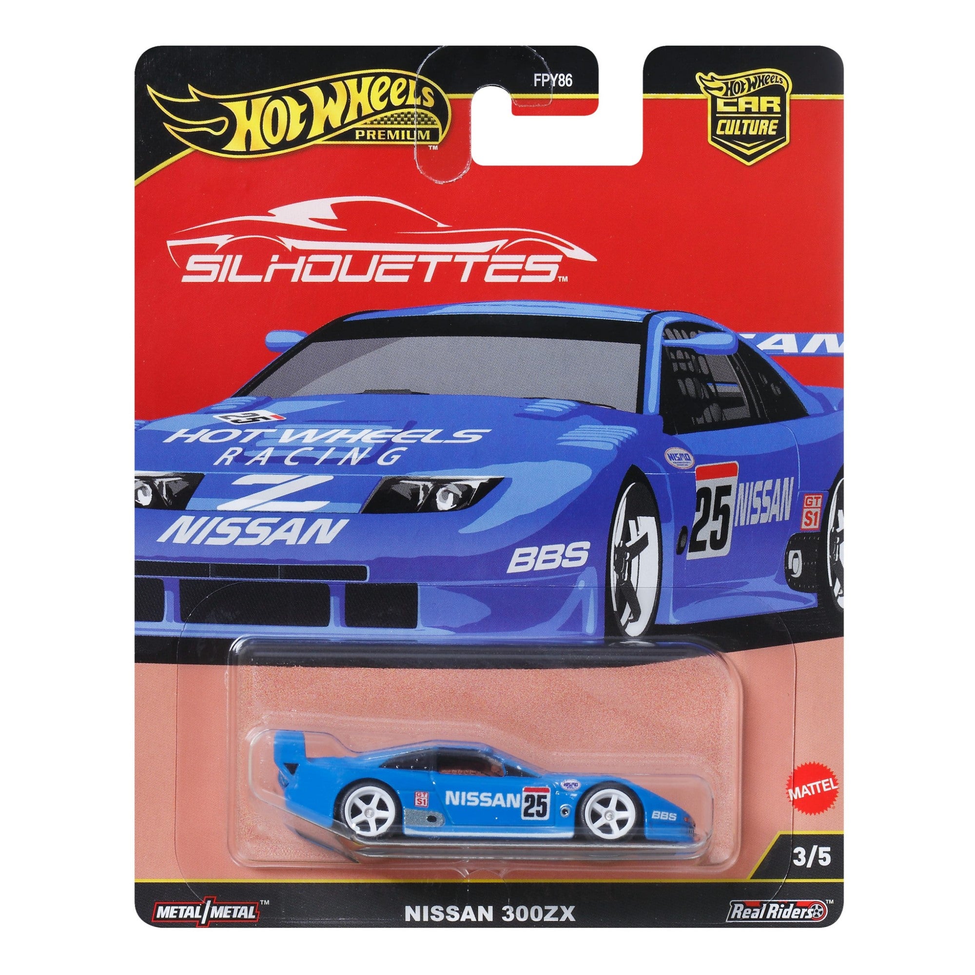 HOT WHEELS Premium Car Culture Nissan 300ZX Silhouettes 3 5 1 64 J CX Models