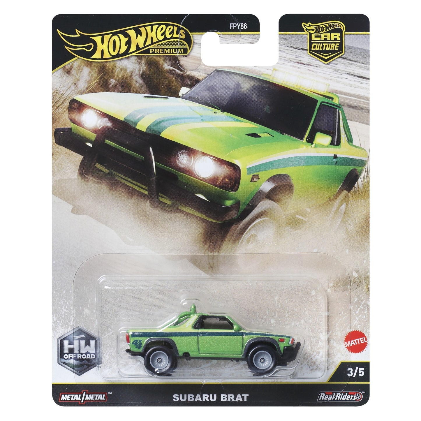 HOT WHEELS Premium Car Culture Subaru BRAT - HW Off-Road 3/5 1:64 - JBK72