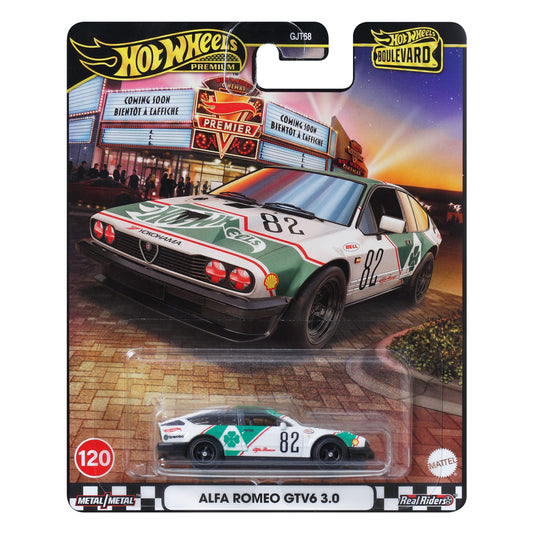 HOT WHEELS Premium Alfa Romeo GTV6 3.0 - Boulevard Die-Cast #120 1:64 - JBL16