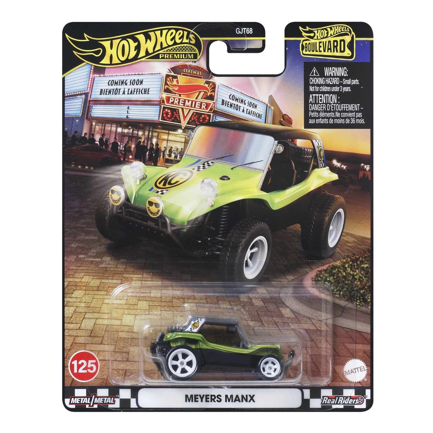 HOT WHEELS Premium Meyers Manx - Boulevard Die-Cast #125 1:64 - JBL22