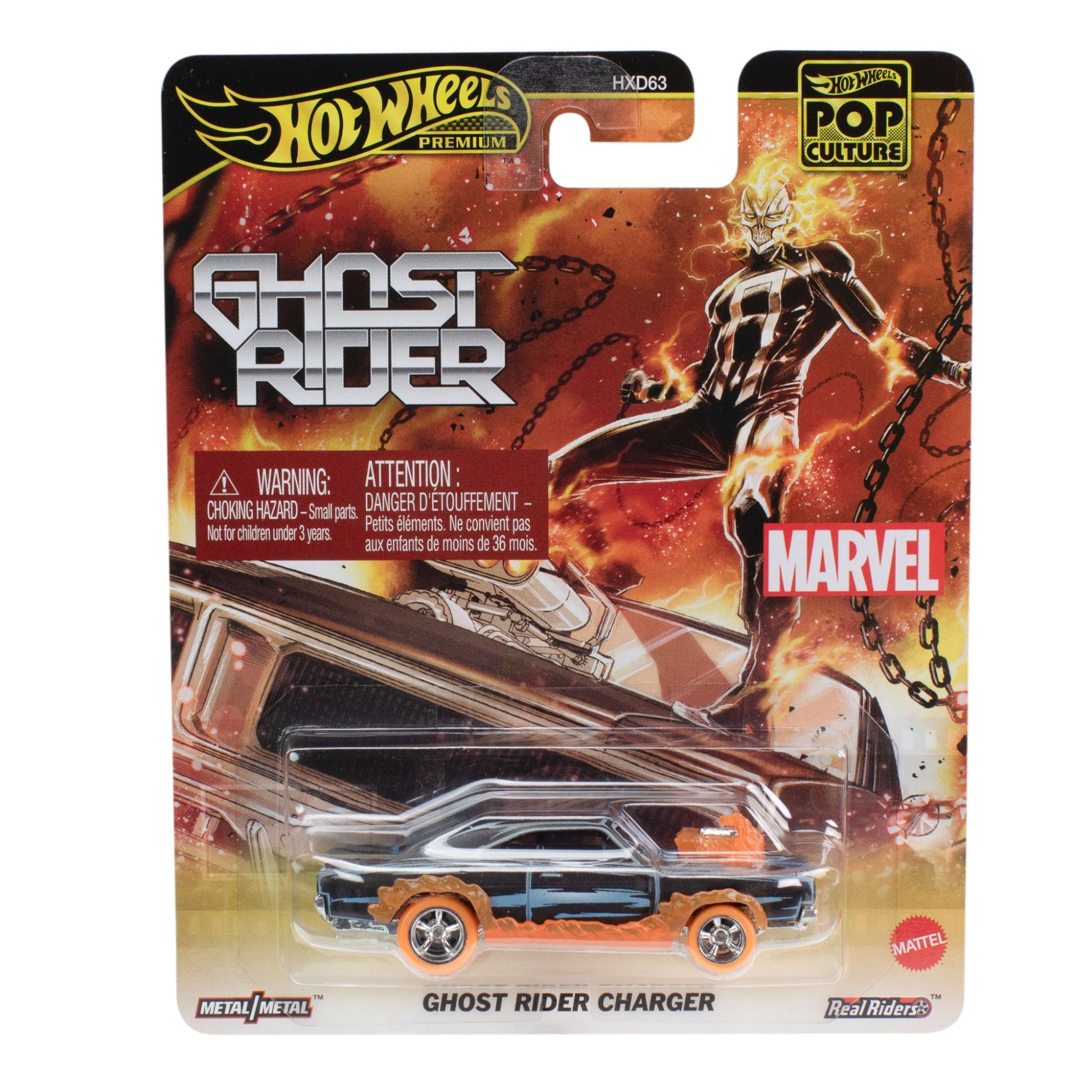 2025 HOT WHEELS Premium Pop Culture Ghost Rider Charger 164 JBL81