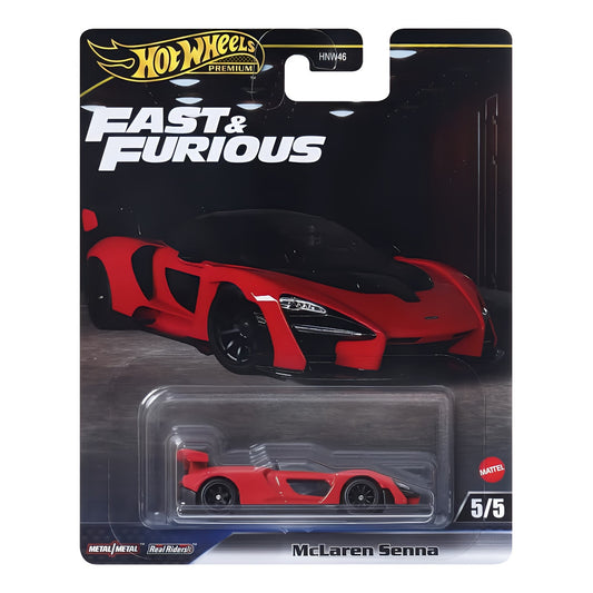 HOT WHEELS Premium Fast & Furious - McLaren Senna - 5/5 1:64 - JBL92