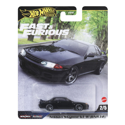 HOT WHEELS Premium Fast & Furious - Nissan Skyline GT-R (BNR32) - 2/5 1:64 - JBL97