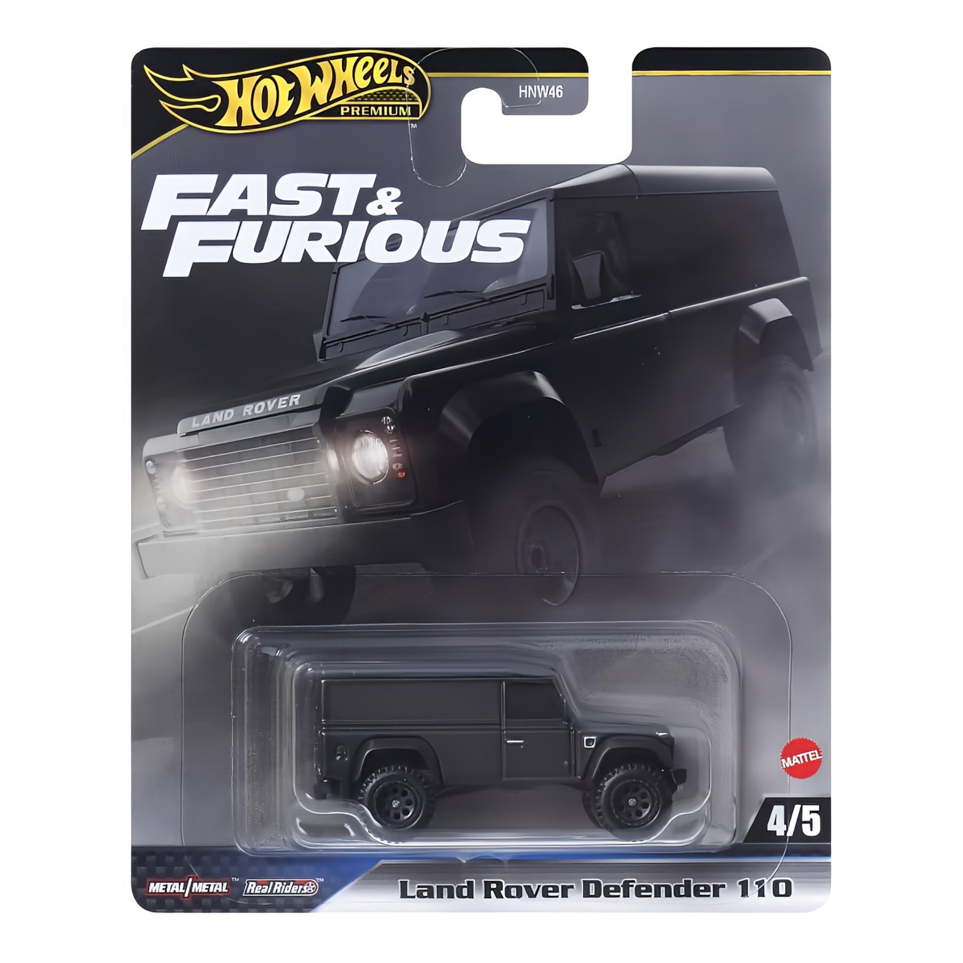 HOT WHEELS Premium Fast & Furious - Land Rover Defender 110 - 4/5 1:64 - JBL98