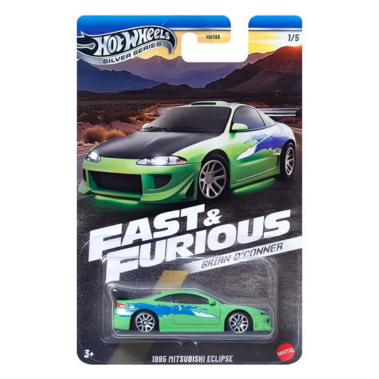 HOT WHEELS 1995 Mitsubishi Eclipse - Fast & Furious: Brian O'Conner Series 1/5 1:64 - JBY29