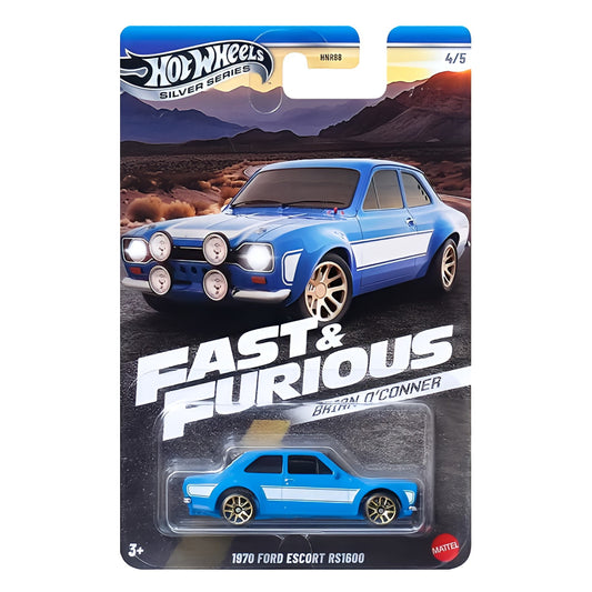 HOT WHEELS 1970 Ford Escort RS1600 - Fast & Furious: Brian O'Conner Series 4/5 1:64 - JBY32