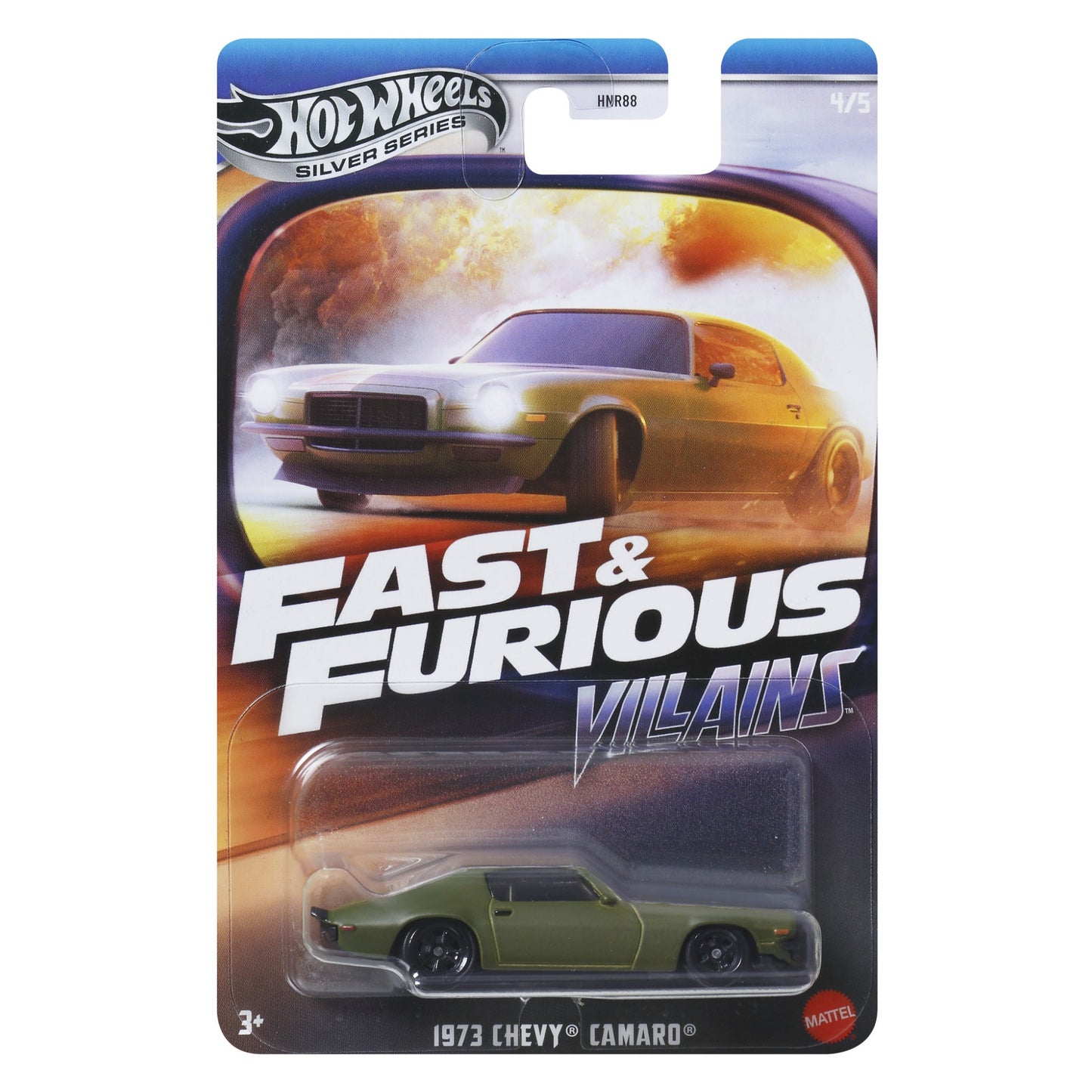 HOT WHEELS 1973 Chevy Camaro - Fast & Furious: Villains Series 4/5 1:64 - JBY37