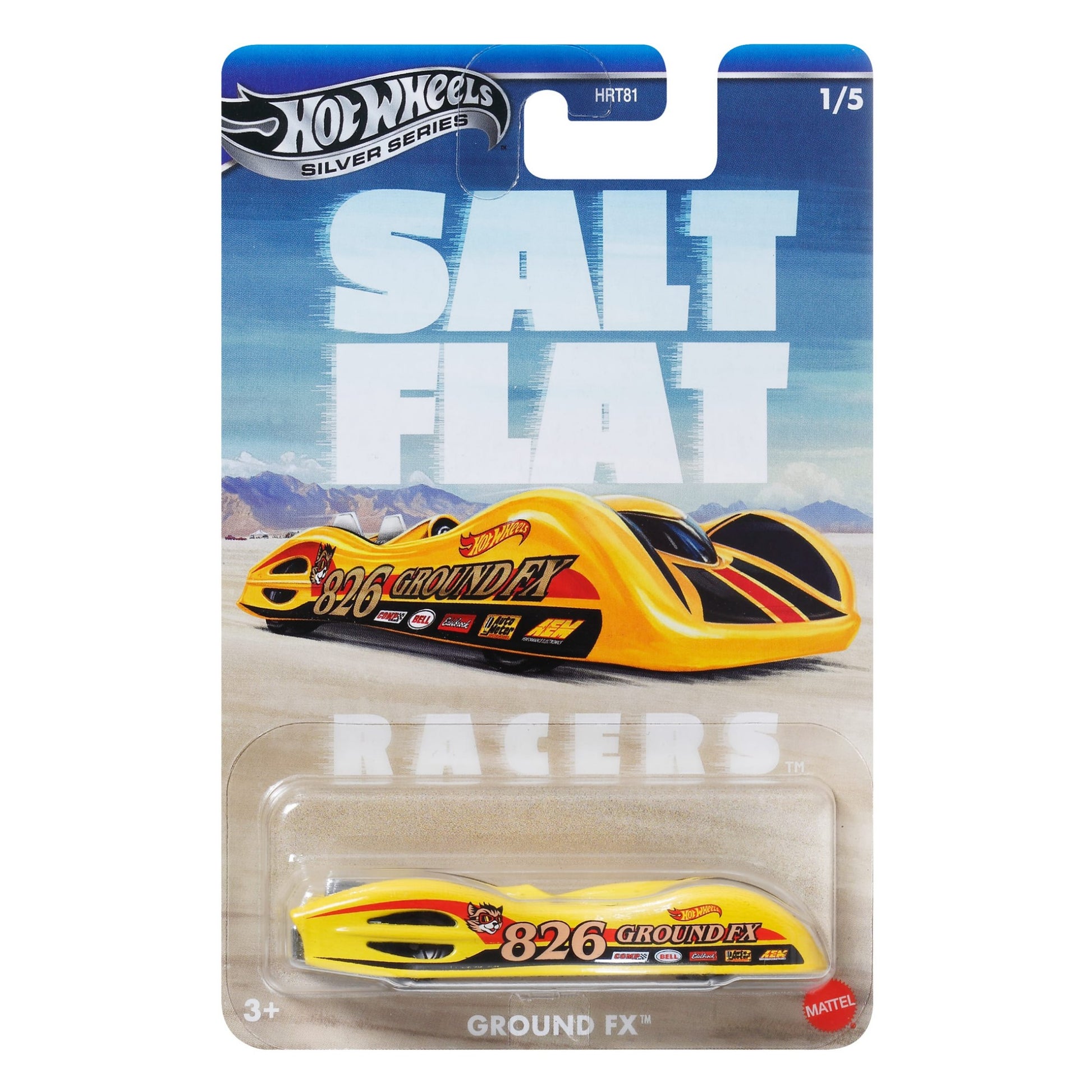 2025 HOT WHEELS Salt Flat Racers Ground FX 1/5 1:64 - JBY81