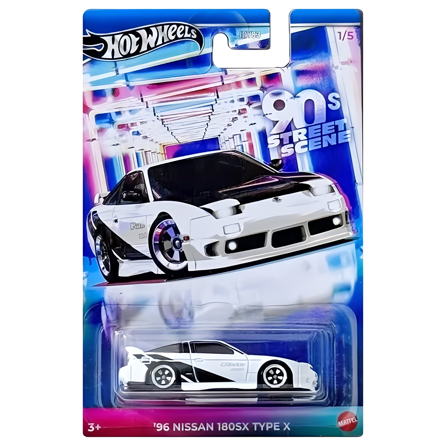 2025 HOT WHEELS 90s Street Scene '96 Nissan 180SX Type X 1/5 1:64 - JCB57