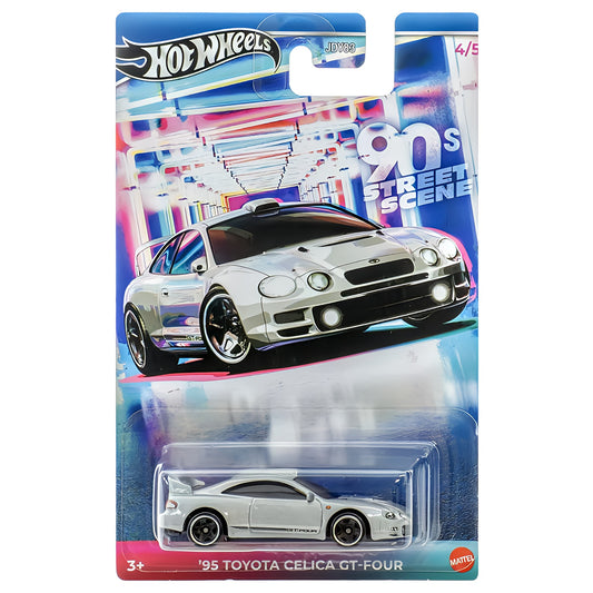 2025 HOT WHEELS 90s Street Scene '95 Toyota Celica GT-Four 4/5 1:64 - JCB60