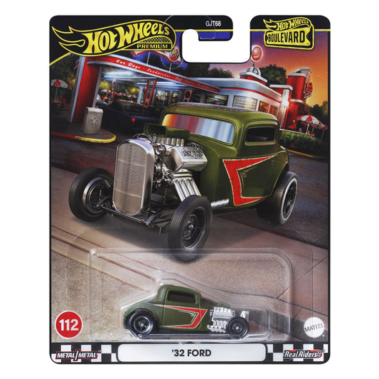 HOT WHEELS Premium '32 Ford - Boulevard Die-Cast #112 1:64 - JFM94