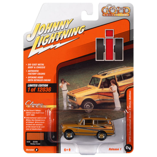 JOHNNY LIGHTNING 1979 International Scout II Midas Edition Rallye Gold 1:64 - JLCG028B-2