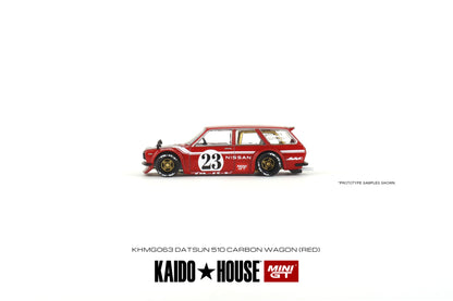 Mini GT Datsun KAIDO 510 Wagon CARBON FIBER V2 1:64 - KHMG063