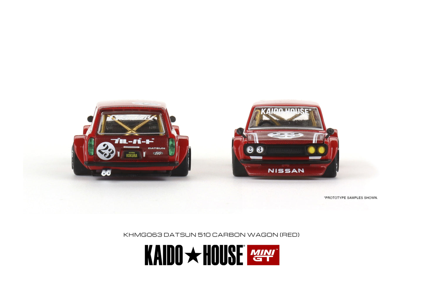 Mini GT Datsun KAIDO 510 Wagon CARBON FIBER V2 1:64 - KHMG063