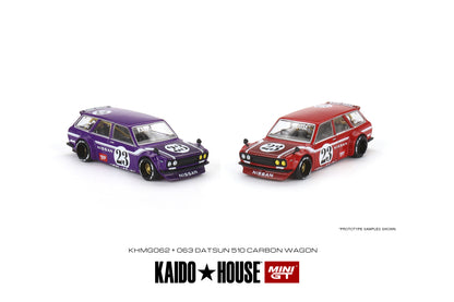 Mini GT Datsun KAIDO 510 Wagon CARBON FIBER V2 1:64 - KHMG063