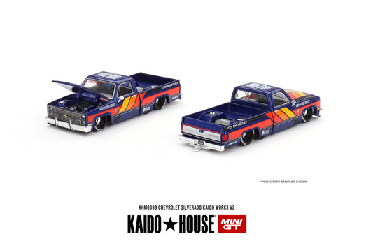 Mini GT Chevrolet Silverado KAIDO WORKS V2 1:64 - KHMG099