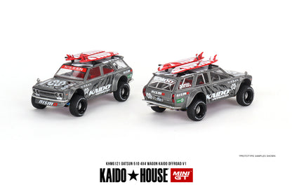 Mini GT Datsun KAIDO 510 Wagon 4x4 Kaido Offroad V1 1:64 - KHMG121