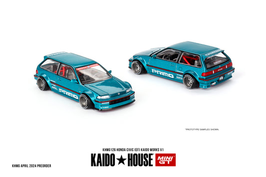 Mini GT Honda Civic (EF) Kaido Works V1 1:64 - KHMG126