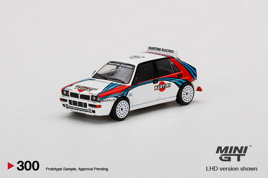 MINI GT Lancia Delta HF Integrale Evoluzione Martini Racing LHD #300 1:64 - MGT00300