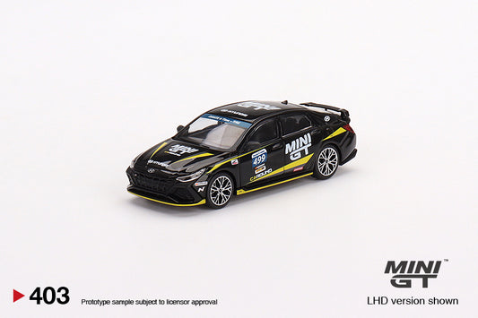 MINI GT Hyundai Elantra N #499 Caround Racing Hyundai N-Festival LHD #403 1:64 - MGT00403