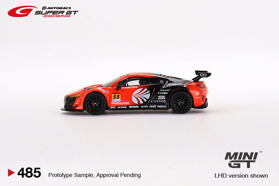 MINI GT Honda NSX GT3 EVO22 #55 ARTA 2022 Super GT Series LHD #485 1:64 - MGT00485