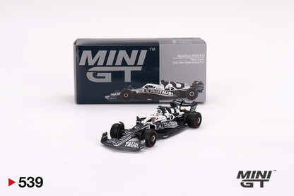 MINI GT AlphaTauri AT03 #10 Pierre Gasly 2022 Abu Dhabi Grand Prix F1 #539 1:64 - MGT00539