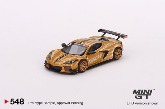 MINI GT Chevrolet Corvette C8.R Stars & Stripes 2023 USA MiJo Exclusive LHD #548 1:64 - MGT00548