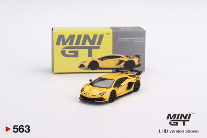 MINI GT Lamborghini Aventador SVJ Giallo Orion LHD #563 1:64 - MGT00563