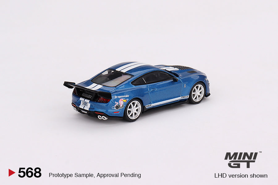 MINI GT Shelby GT500 Dragon Snake Concept Ford Performance Blue LHD #568 1:64 - MGT00568