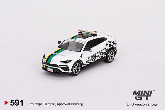 MINI GT Lamborghini Urus 2022 Macau GP Official Safety Car RHD #591 1:64 - MGT00591