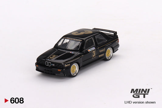 MINI GT BMW M3 #3 JPS Team BMW 1987 ATCC Championship Winner LHD #608 1:64 - MGT00608