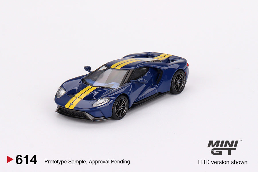 MINI GT Ford GT Sunoco Blue LHD #614 1:64 - MGT00614