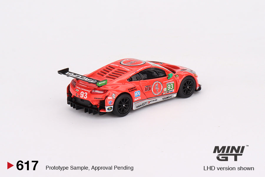 MINI GT Acura NSX GT3 EVO22 #93 2023 IMSA Daytona 24 Hrs LHD #617 1:64 - MGT00617