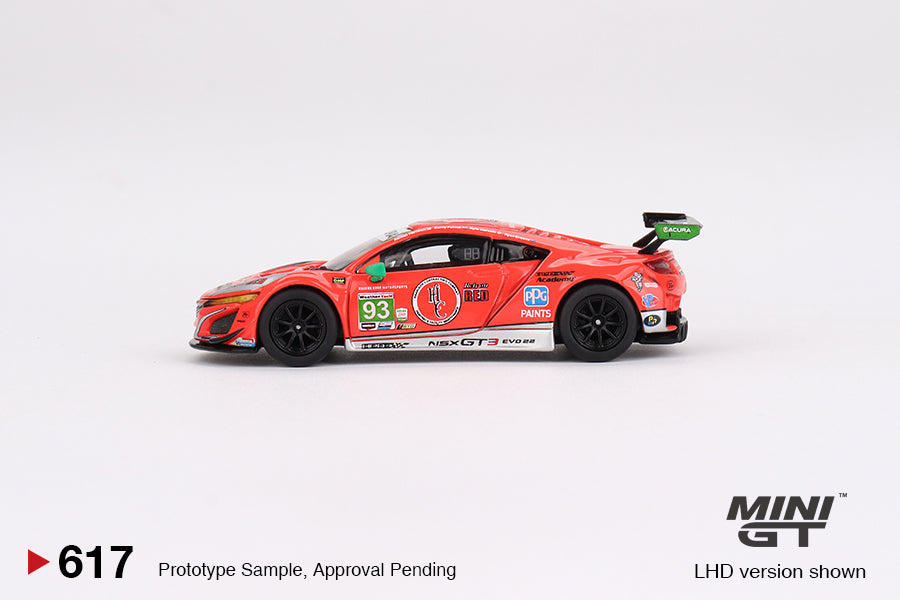 MINI GT Acura NSX GT3 EVO22 #93 2023 IMSA Daytona 24 Hrs LHD #617 1:64 - MGT00617