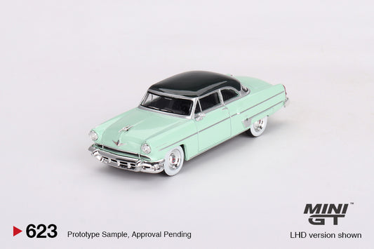 MINI GT Lincoln Capri 1954 Parklane Green/Bloomfield Green LHD #623 1:64 - MGT00623