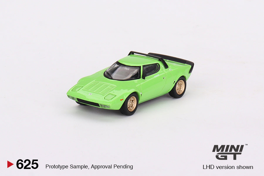 MINI GT Lancia Stratos HF Stradale Verde Chiaro LHD #625 1:64 - MGT00625