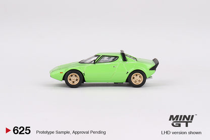 MINI GT Lancia Stratos HF Stradale Verde Chiaro LHD #625 1:64 - MGT00625